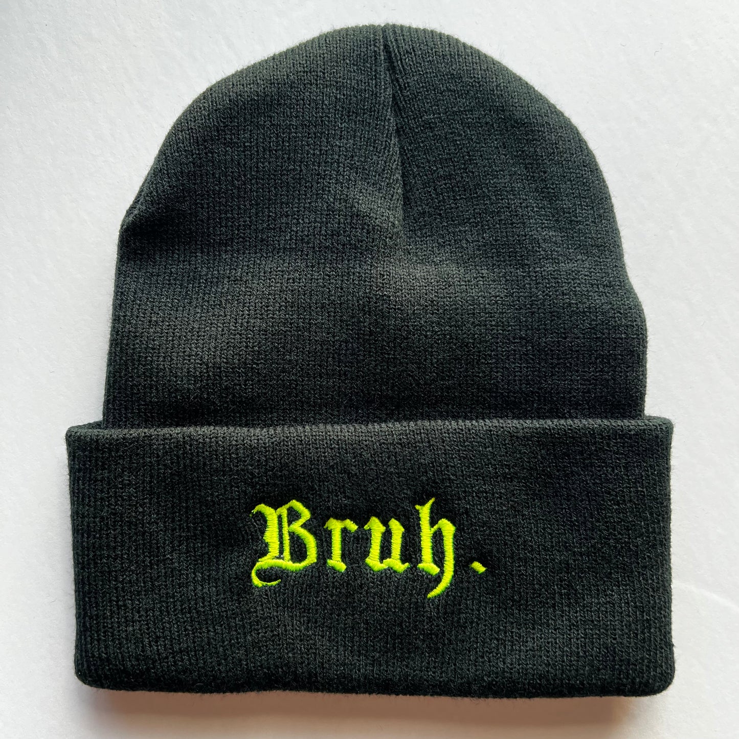The Fleece Lined “Bruh” Neon Yellow